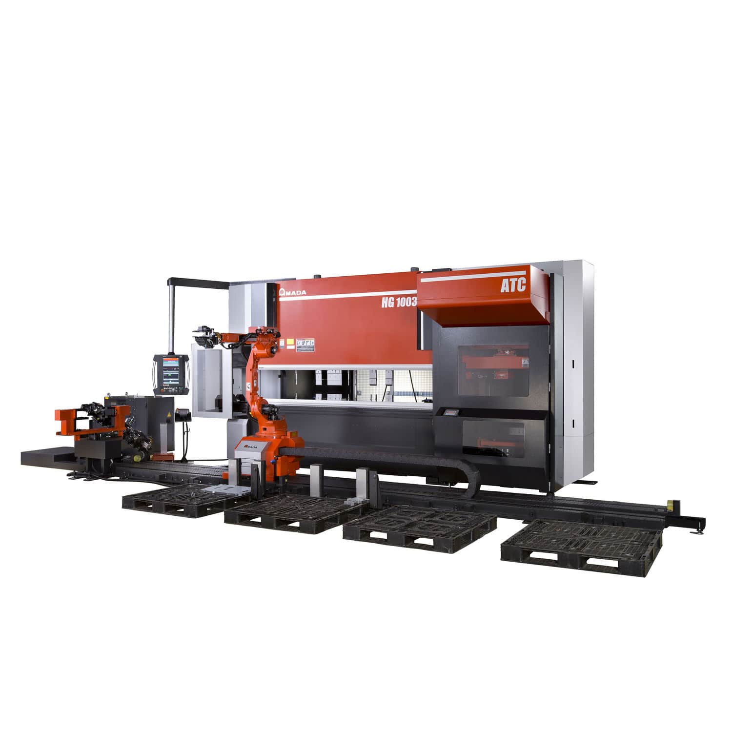 Automatic press brake HGARs AMADA SA servohydraulic / CNC / robotic