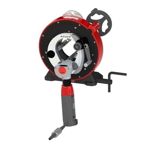 Stainless steel pipe cutter CC122 AXXAIR electric / orbital / benchmounted