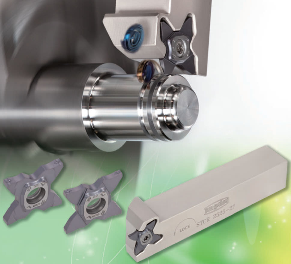 Axial grooving tool TETRACUT Tungaloy Germany insert