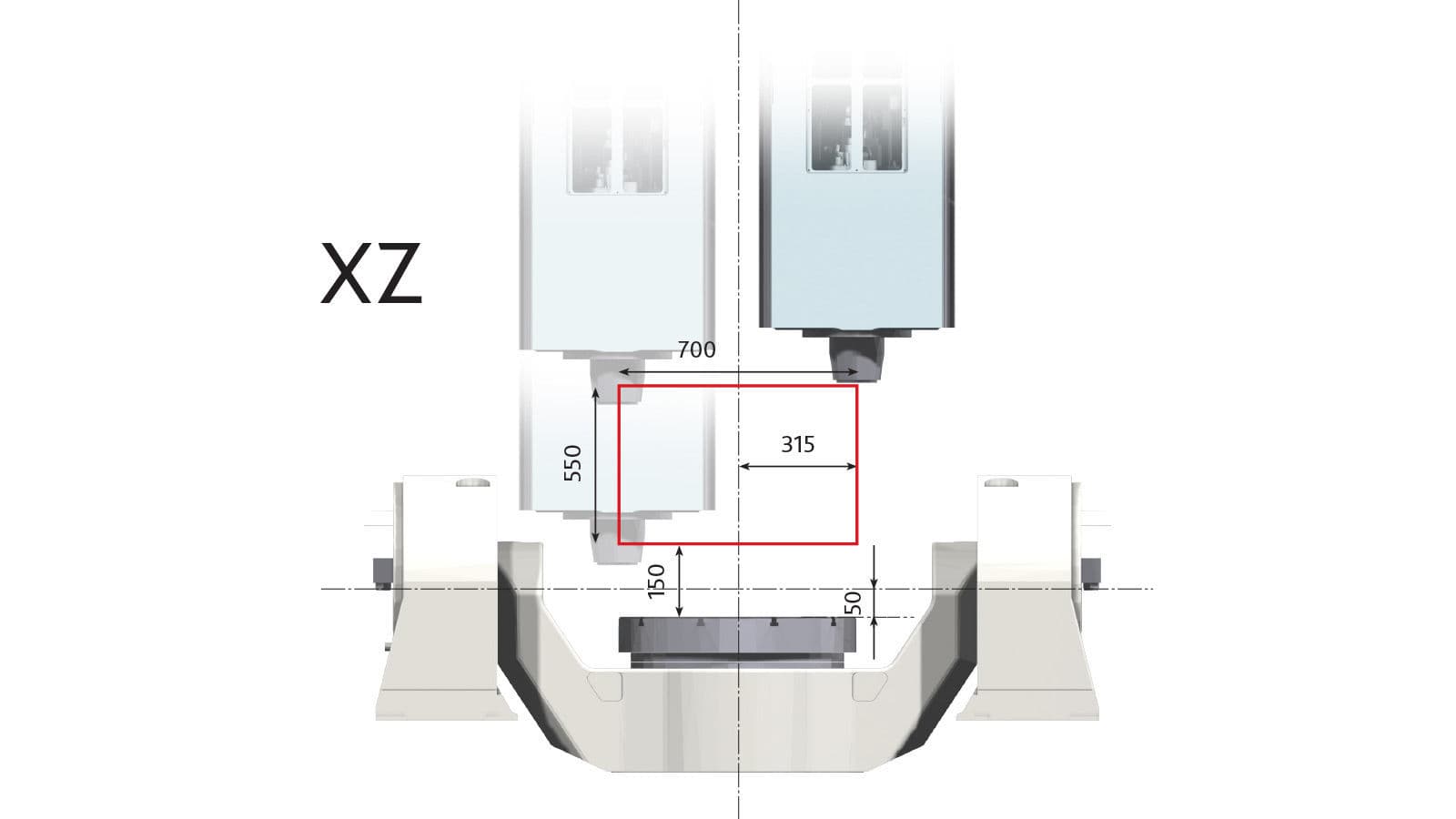 5-axis CNC machining center - MCU 700V series - KOVOSVIT MAS, a.s.
