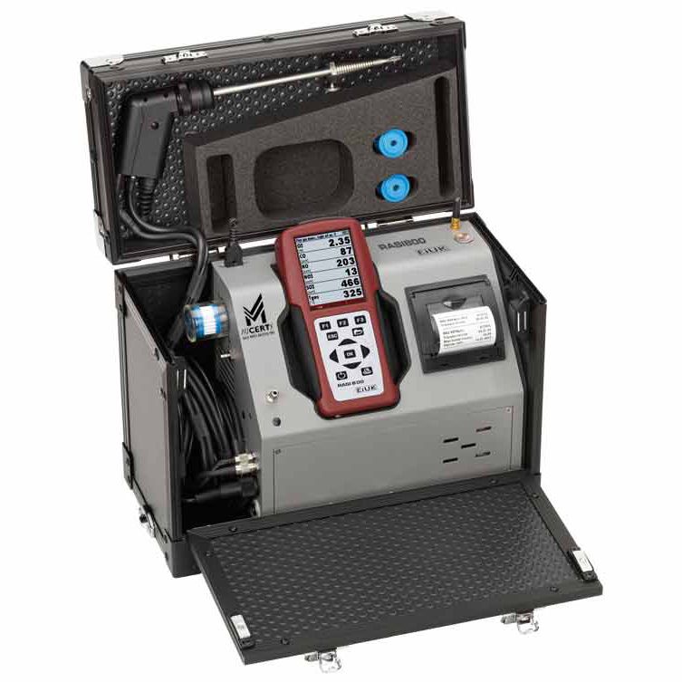 Portable combustion analyzer RASI 800 MCERTS Eurotron Instruments