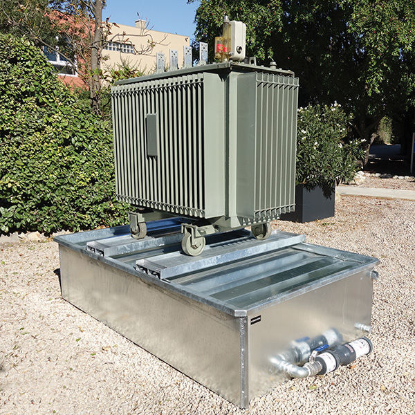 Transformer containment bund BAFv3 GMT galvanized / steel