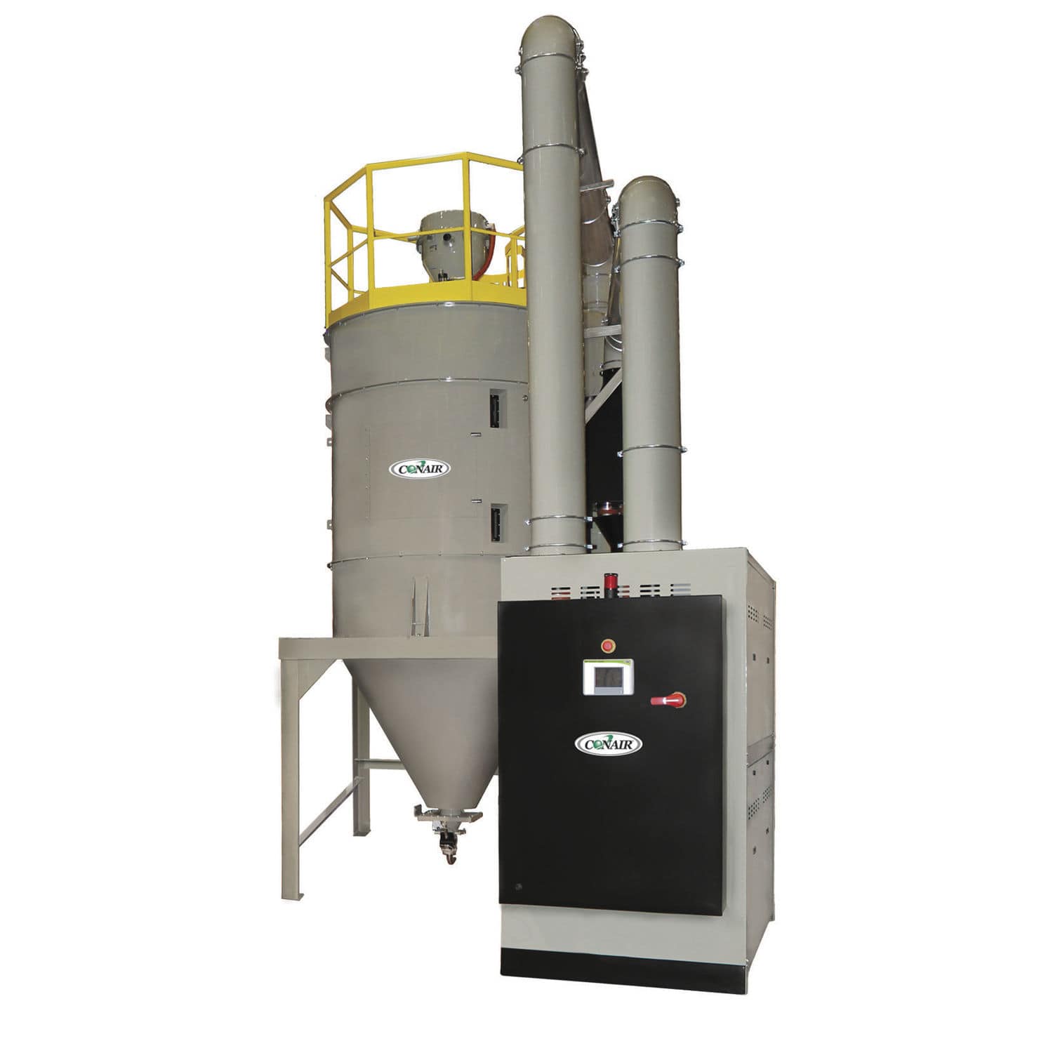 Feed hopper CH series Conair distribution / for plastic pellets