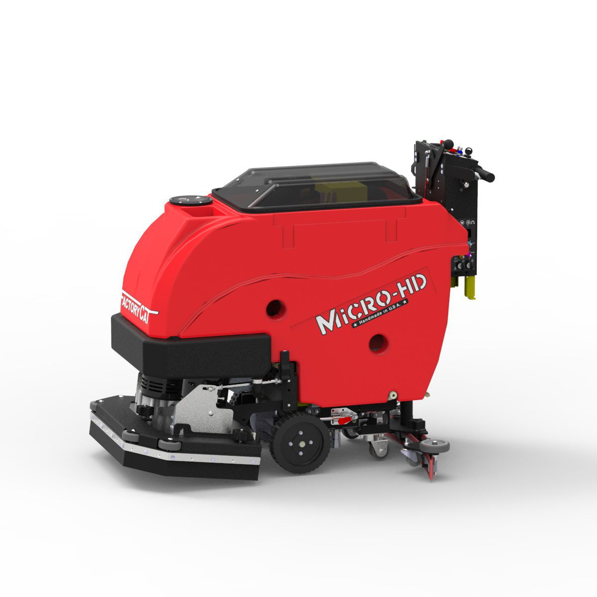 Walk Behind Sweeper Scrubber Dryer Battery Powered Micro Hd