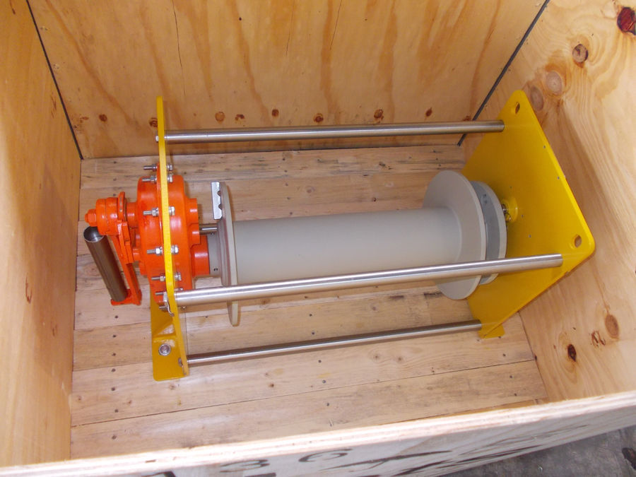 Manual winch - ETS engineering Spa - wire rope / lifting / pulling