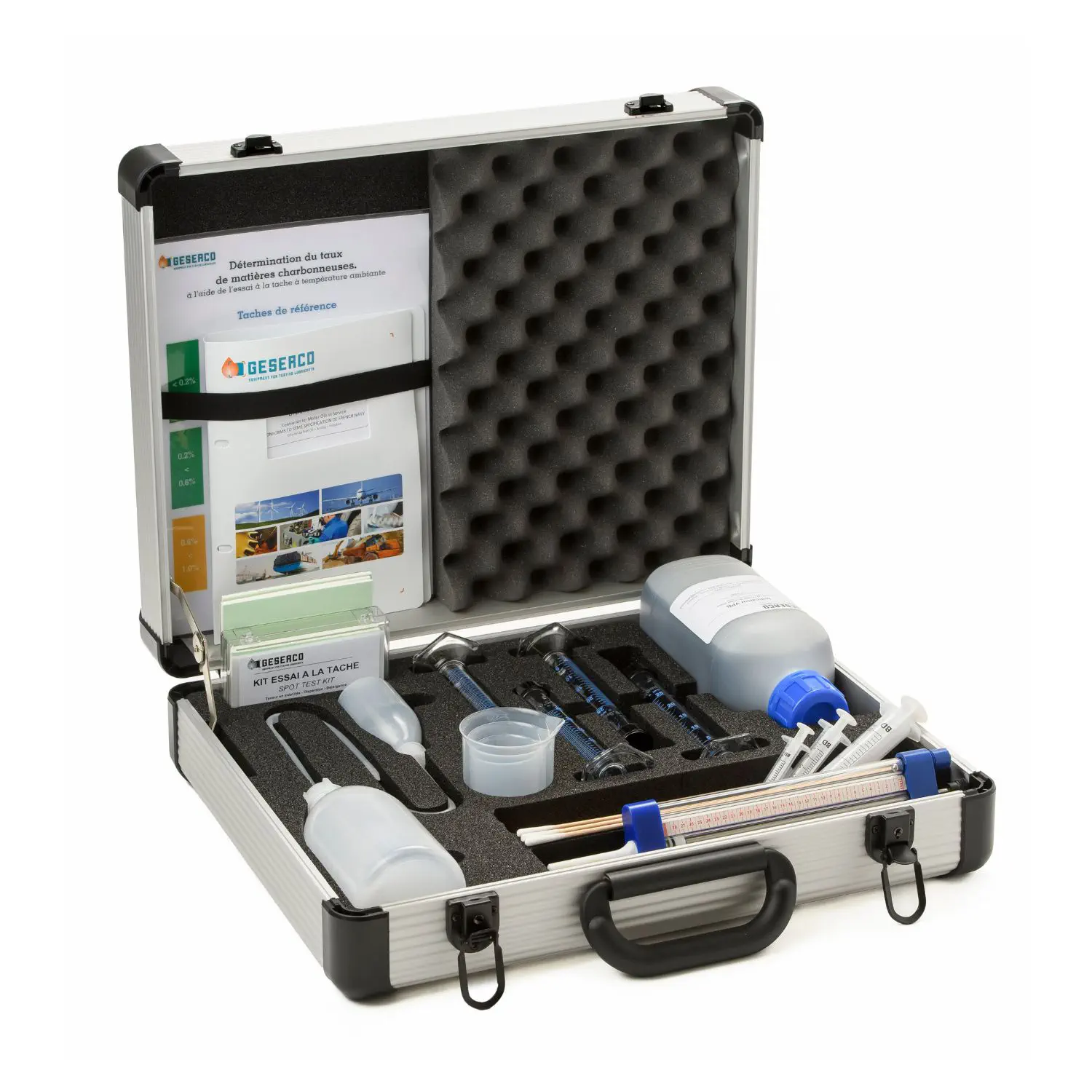 Engine oil test kit - STM1 - GESERCO - acidity / dilution / manual