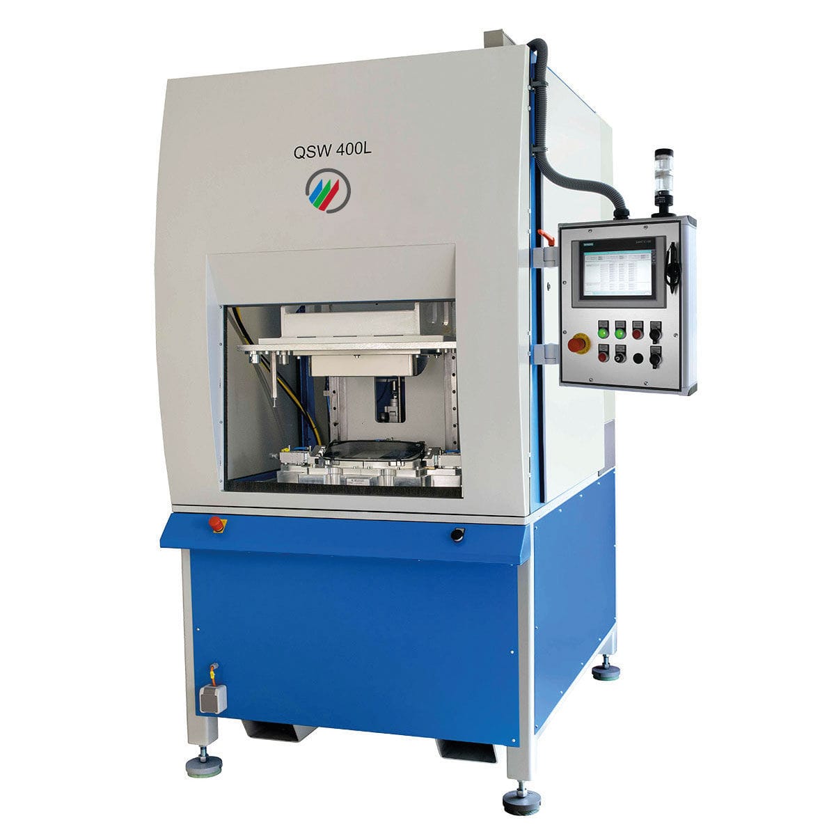 Laser welding machine - QSW 400 L - MECASONIC - thermal / PLC ...