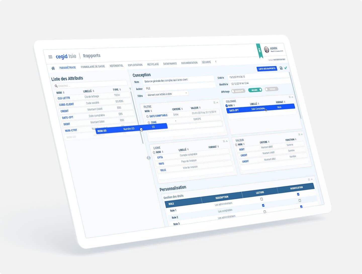 Automation software - Cegid ISIE - CEGID - safety / tracing / accounting