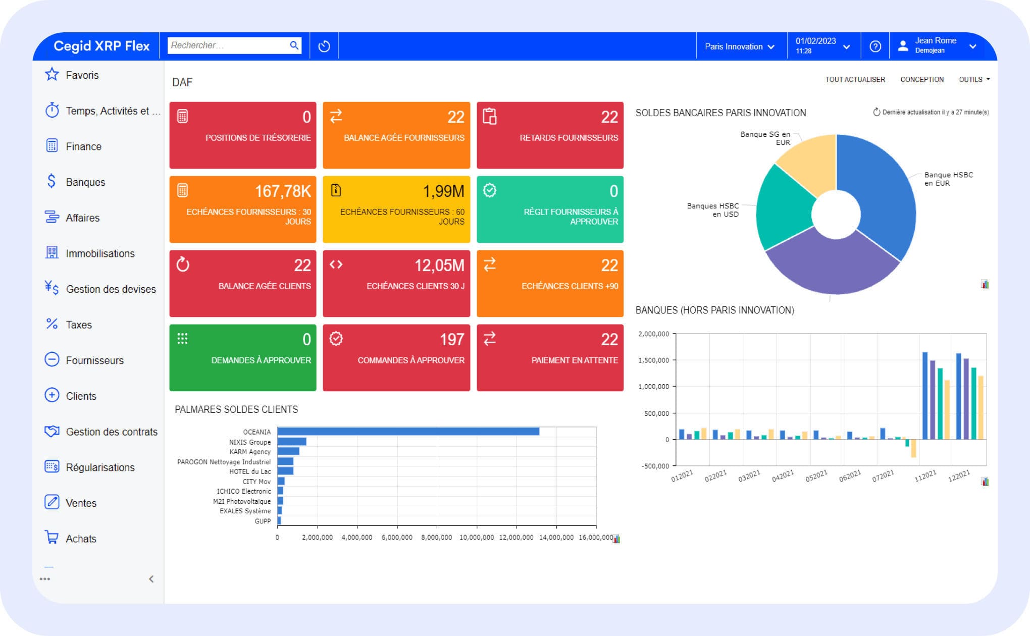 ERP software - Cegid XRP Flex - CEGID - management / reporting / real-time