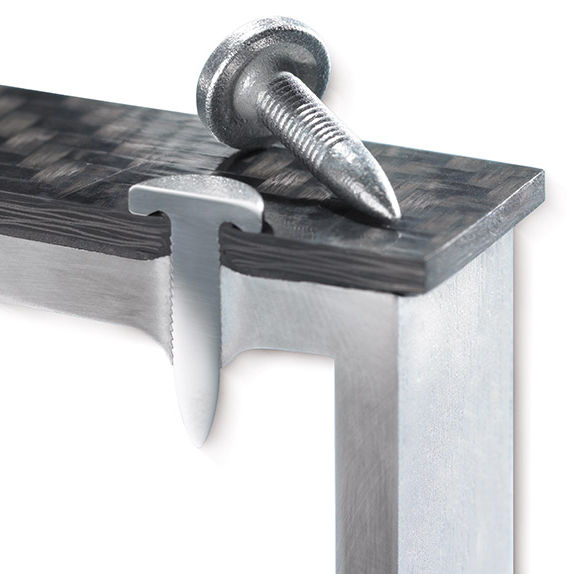 Flathead rivet RIVTAC® BOLLHOFF steel