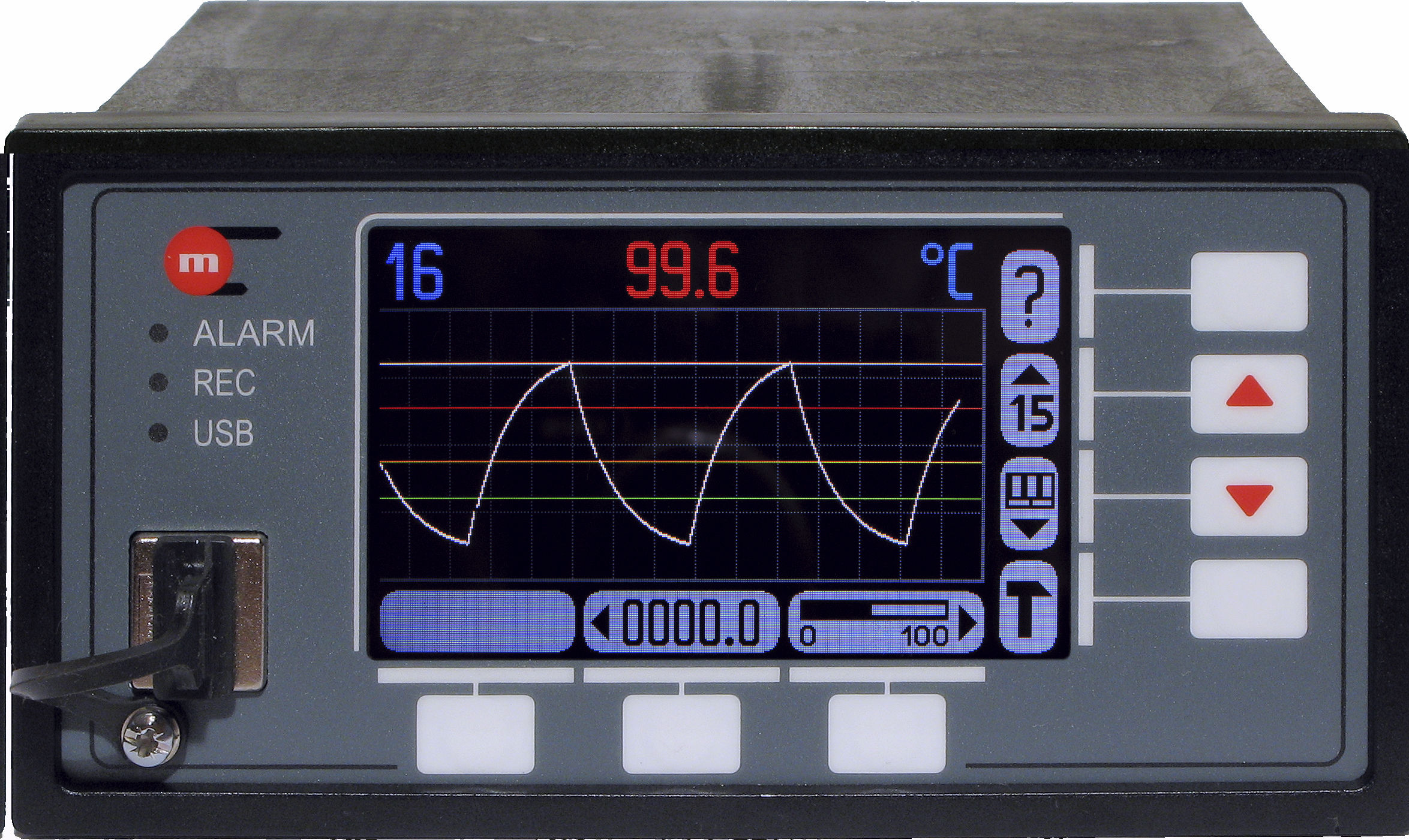 temperature data-logger / flow / level / humidity