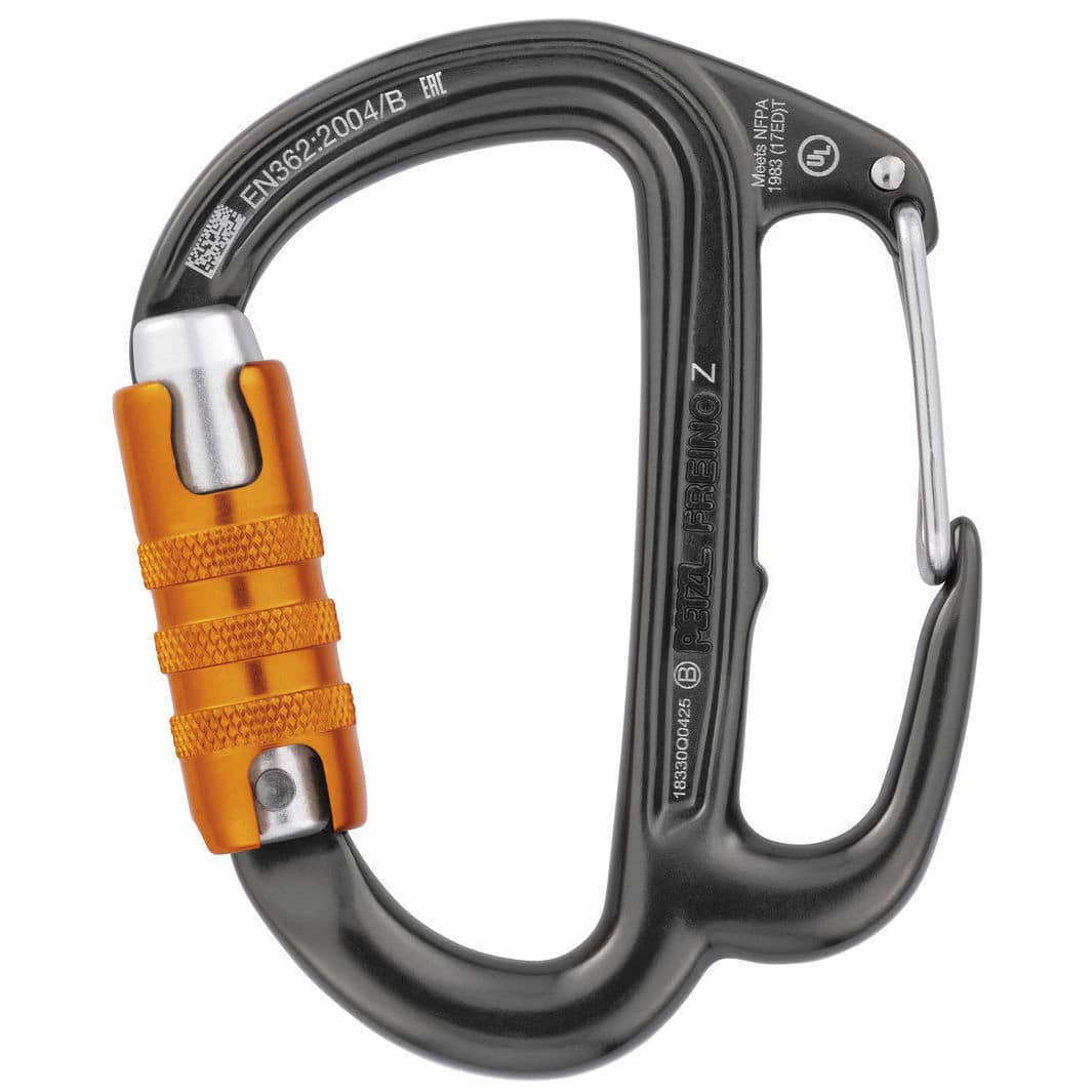 Locking carabiner FREINO Z PETZL SECURITE anchor / aluminium