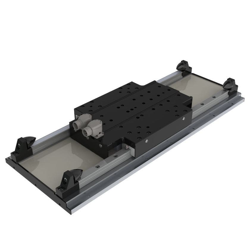 Linear motor-driven stage - MLE7 - SINADRIVES - translation / 1-axis ...