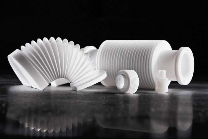 Round bellows PTFE Competence Center GmbH PTFE / accordion