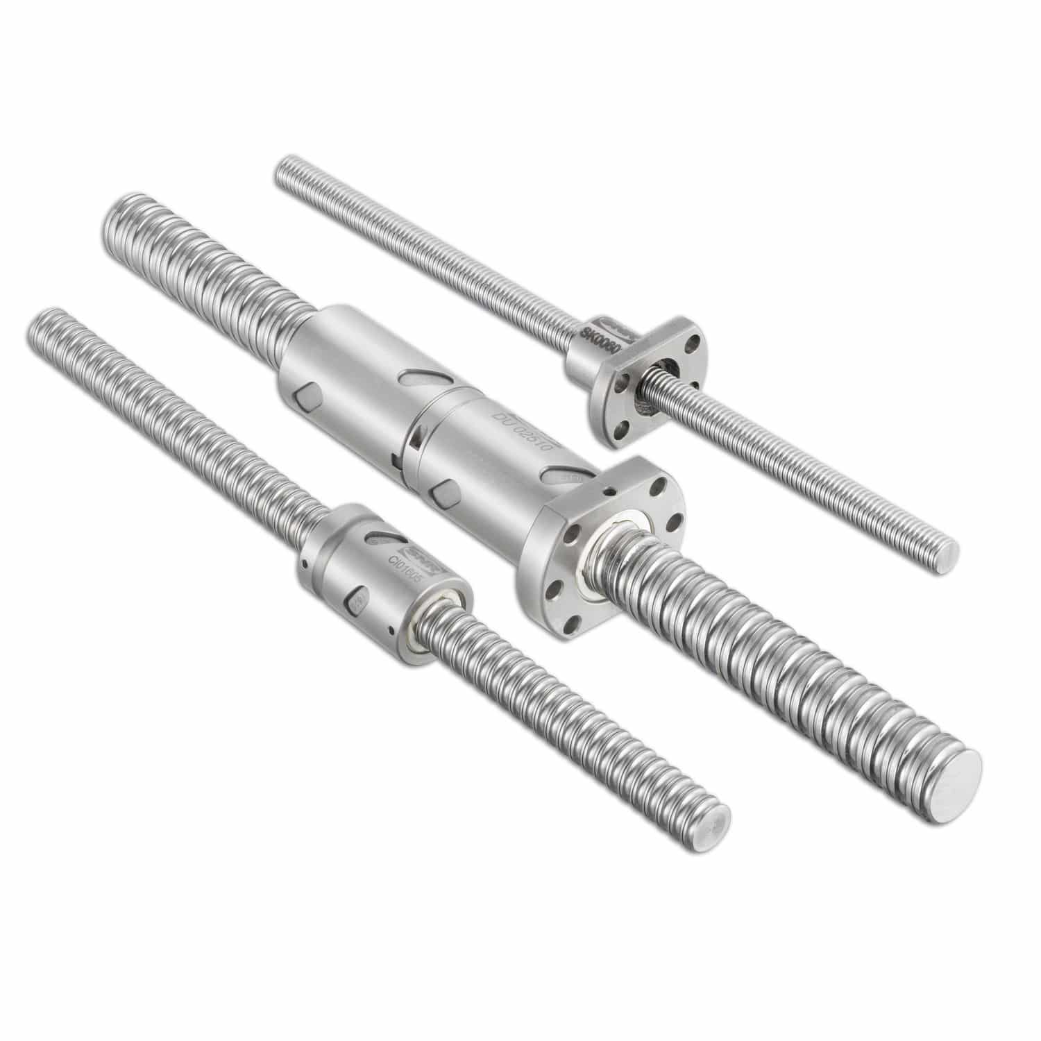 Steel ball screw BSC NTNSNR rolled / ground / thread whirled
