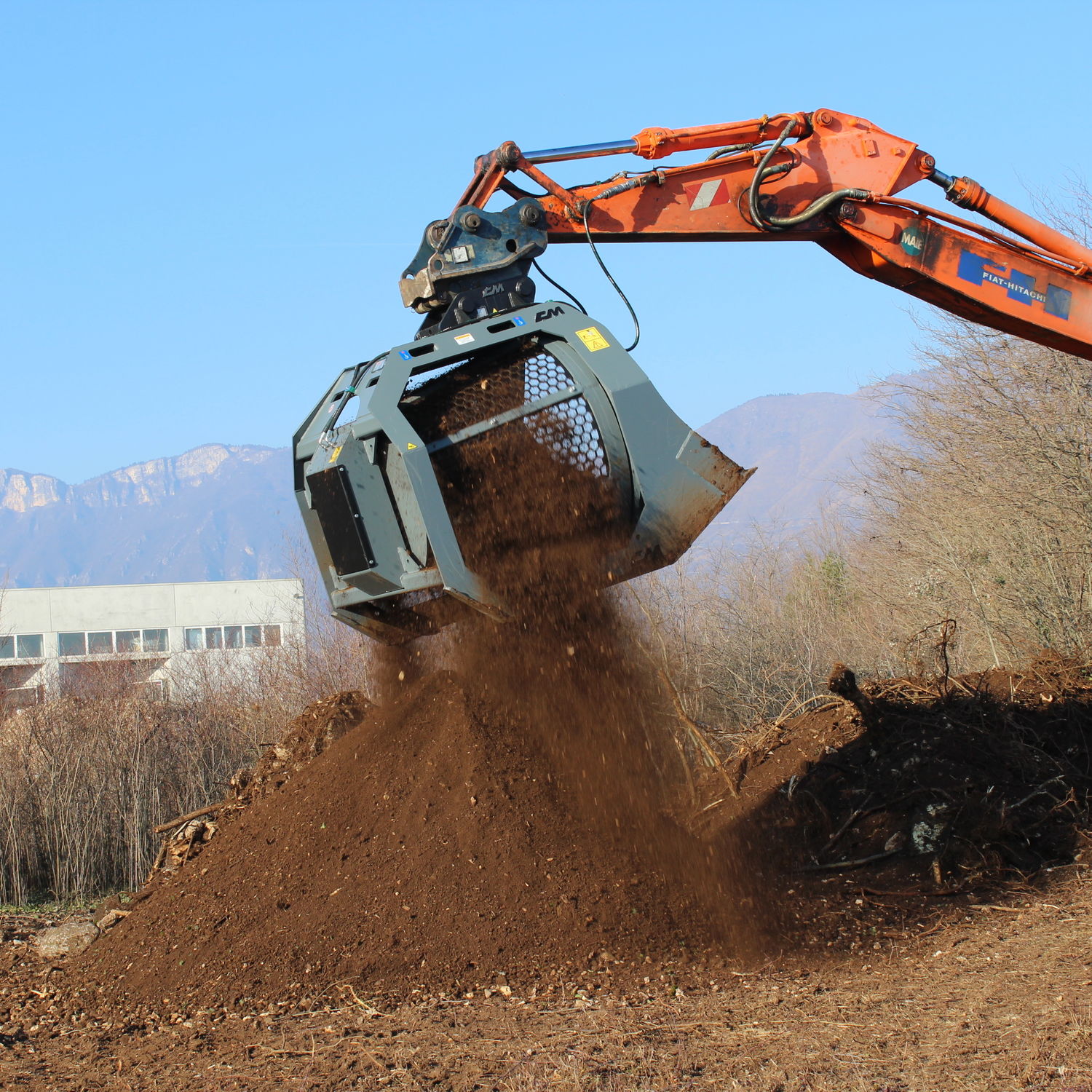 Screening bucket CBR 18 CM Srl for loaders / for telehandlers