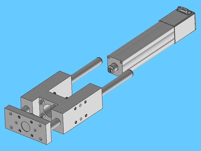 Ball guide unit - Type 32*70 - AVM AUTOMATION - for electric actuators
