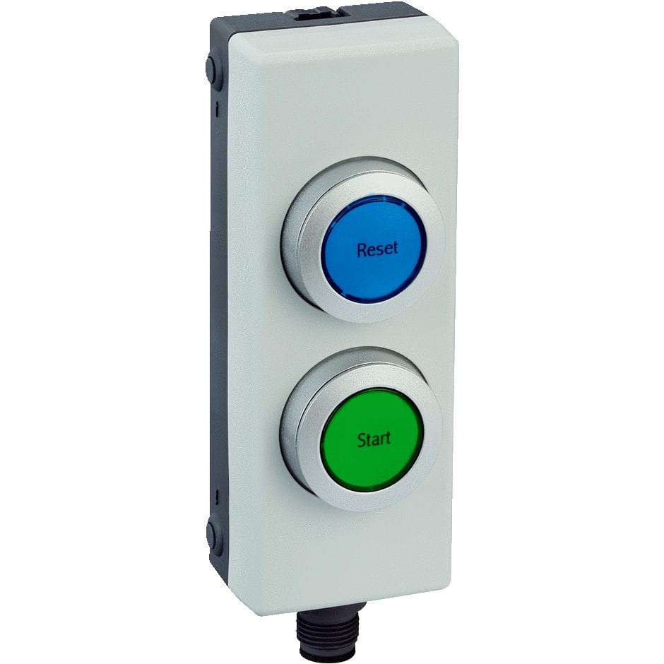 Reset pushbutton switch ER12 series SICK illuminated / IP65