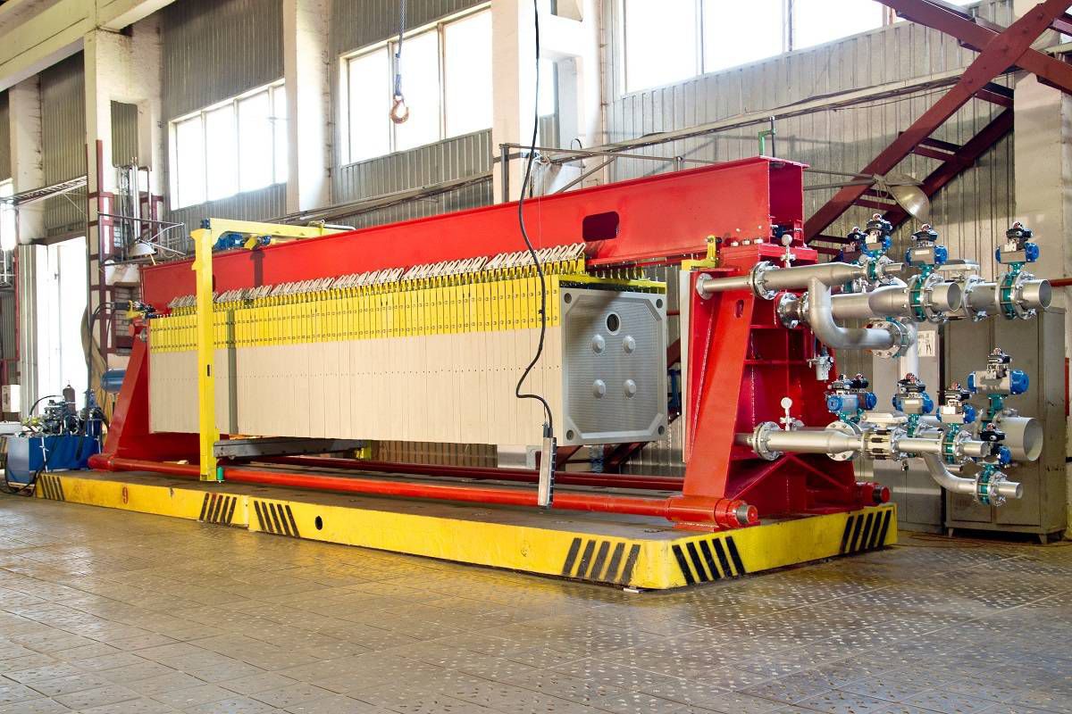 Membrane filter press EKOTON Industrial GROUP automatic / for