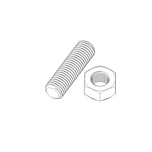 Steel fastener - API 20E - HELICAL - threaded / custom