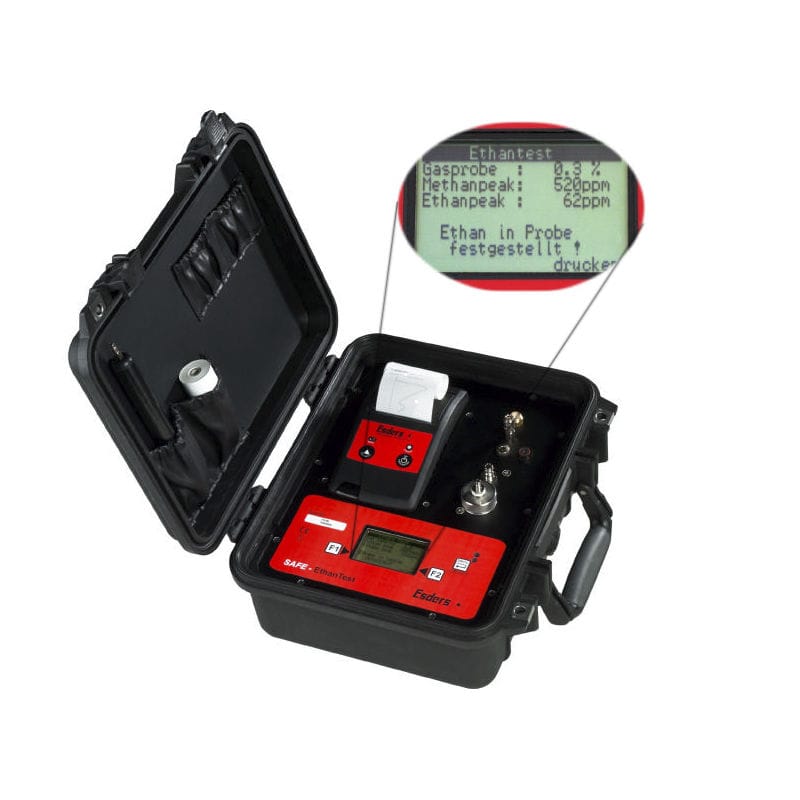 Natural gas analyzer SAFE EthanTest Esders monitoring / concentration / portable