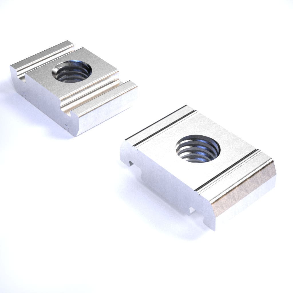 Cylindrical nut HS™ series PENN Engineering aluminum / galvanized