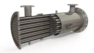 Tubular heat exchanger - HRS G series - HRS Heat Exchangers - gas/liquid /  stainless steel / exhaust gas heat recovery