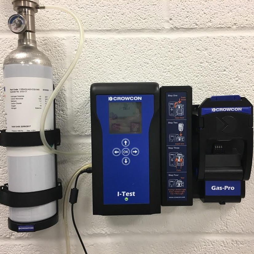 Bump test station ITest Crowcon Detection Instruments