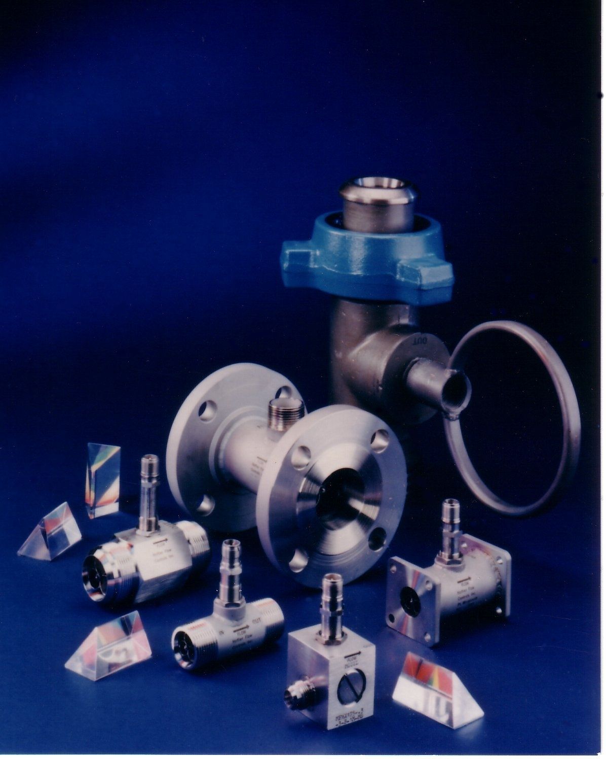Turbine flow meter Hoffer Flow Controls for liquids / inline / for marine applications