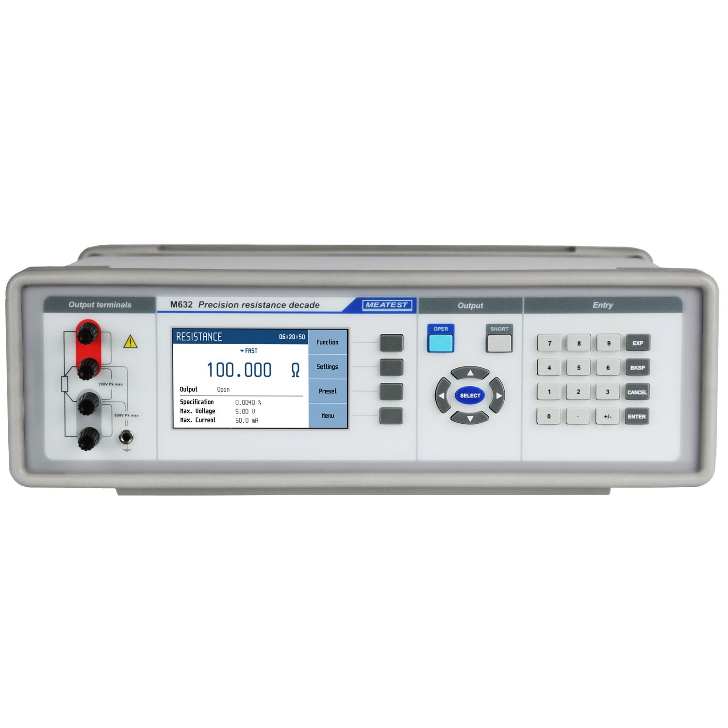 Resistance decade box M632 Meatest spol. s r.o. precision