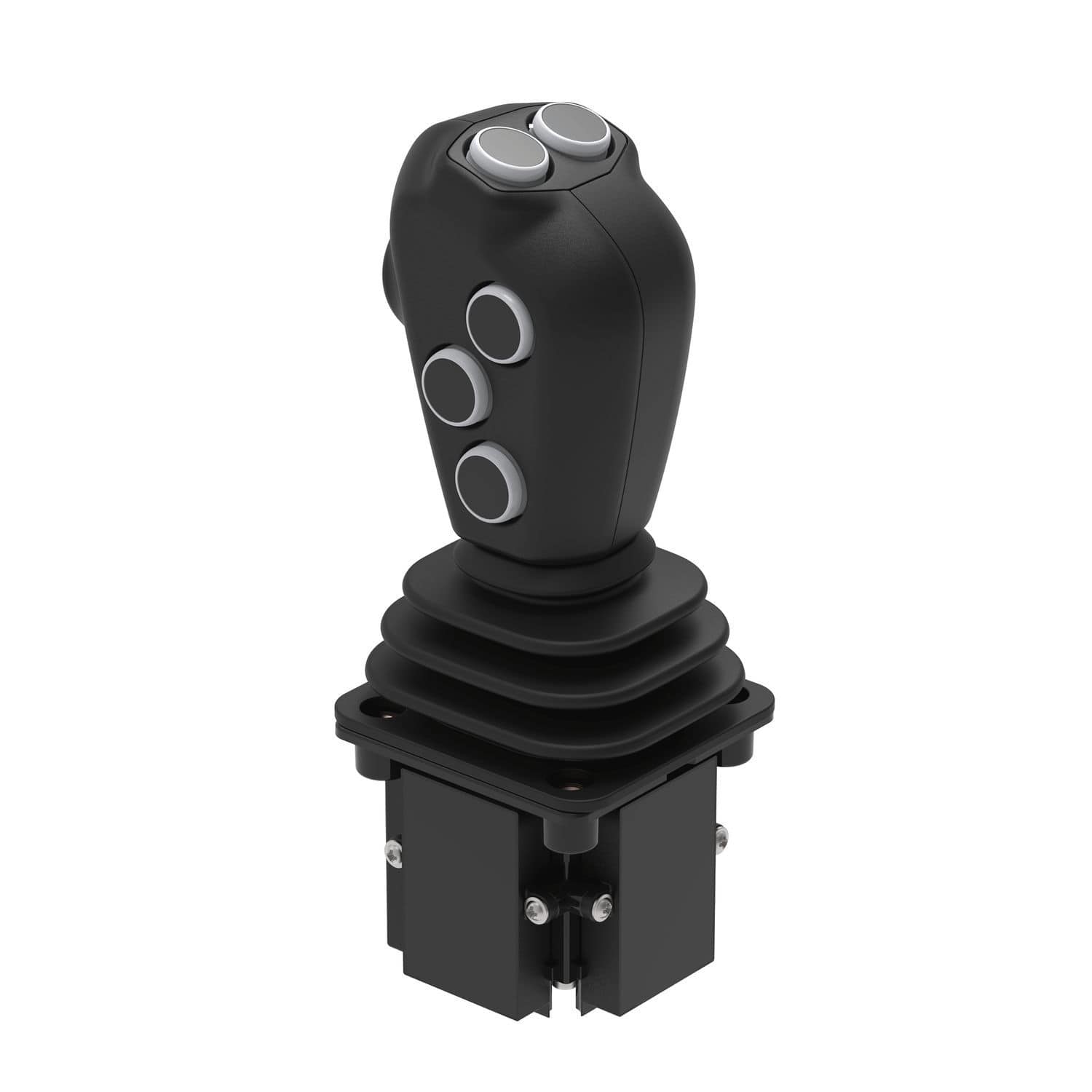 Compact joystick J2 series ELOBAU contactless inductive / IP67 / thumbwheel