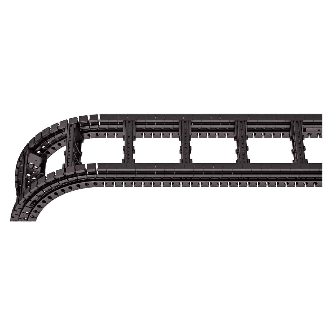 Open drag chain QUANTUM® series TSUBAKI KABELSCHLEPP plastic