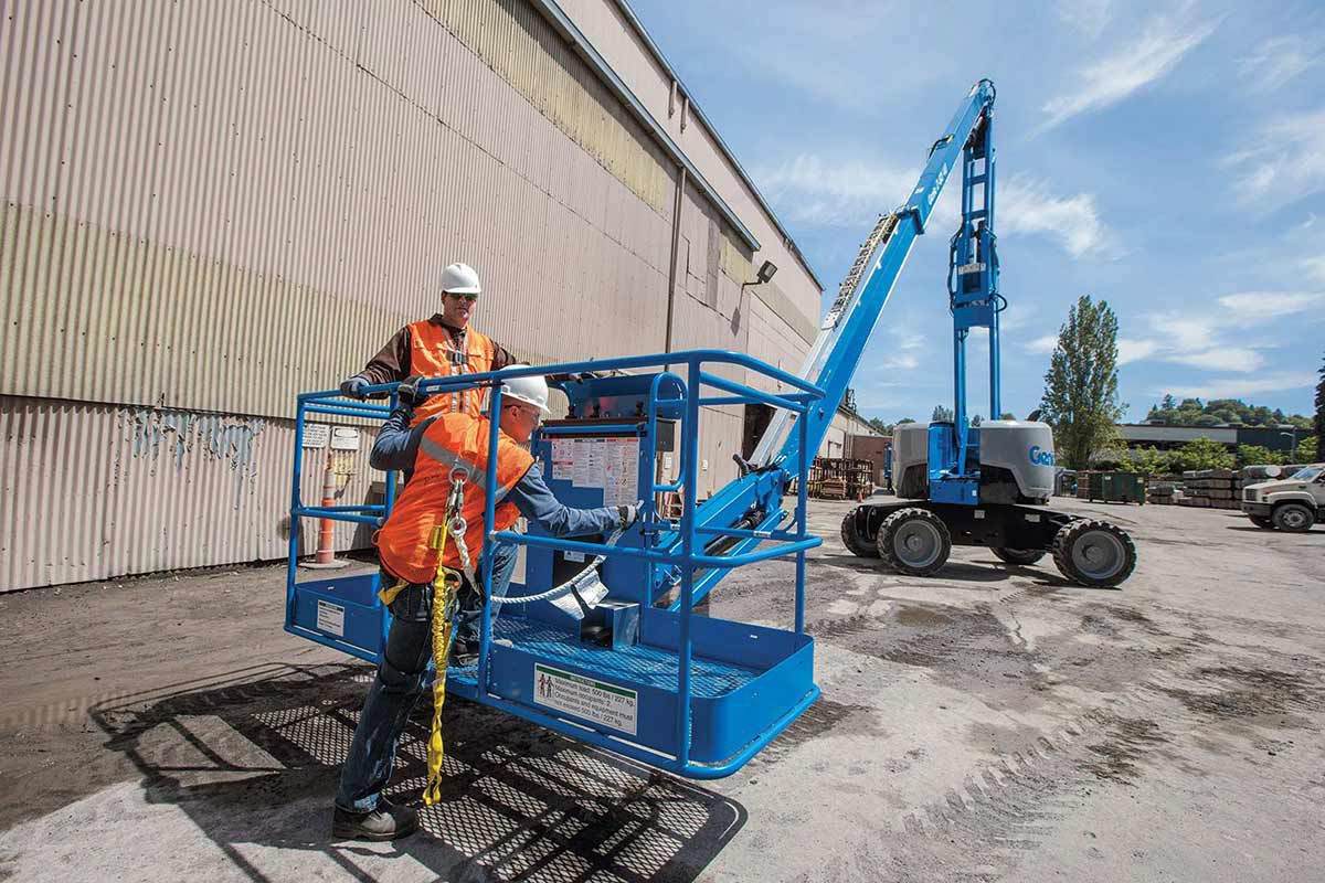 Wheeled articulated boom lift - Z-62/40 series - Genie - diesel