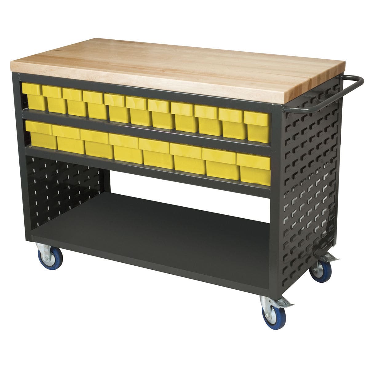 Storage cart MA4824x series Akro Mils work station / steel