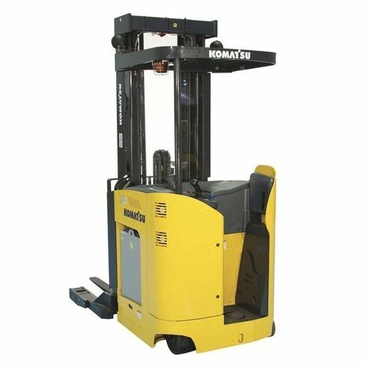 Electric forklift truck FR50 KOMATSU FORKLIFT standon / loading