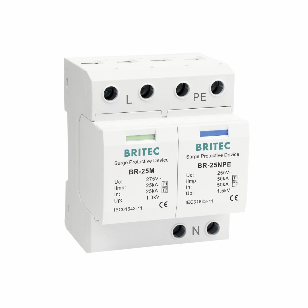 Type 1 surge arrester - BR-25M 1+1 - Britec Electric Co., Ltd - class I ...