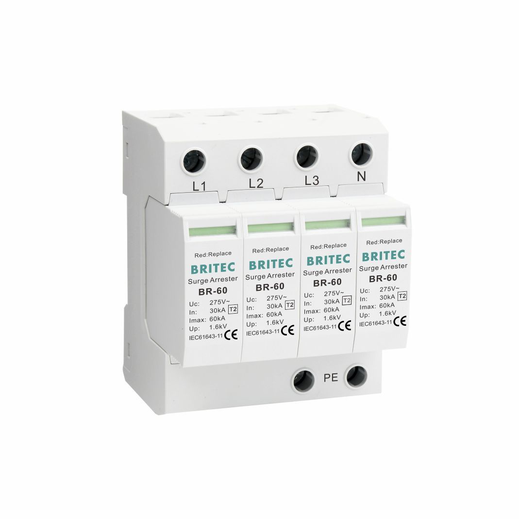 4-pole surge protection unit - BR-60 4P - Britec Electric Co., Ltd ...