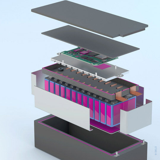 Epoxy adhesive DELODUOPOX TC8686 DELO Industrial Adhesives