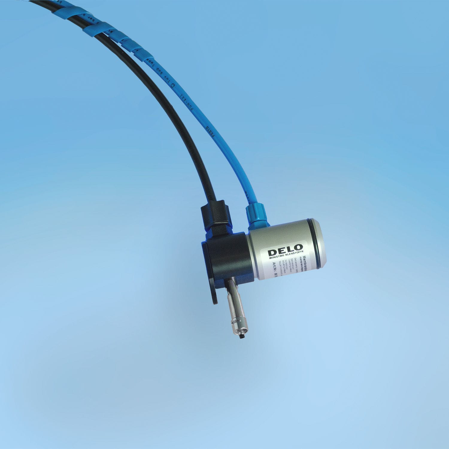 Diaphragm dispensing valve DELO Industrial Adhesives pinch / high