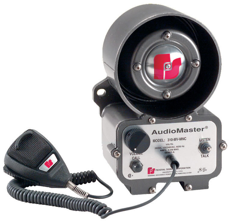 Heavy-duty intercom - 310-MV-MNC - FEDERAL SIGNAL - audio / wall-mounted