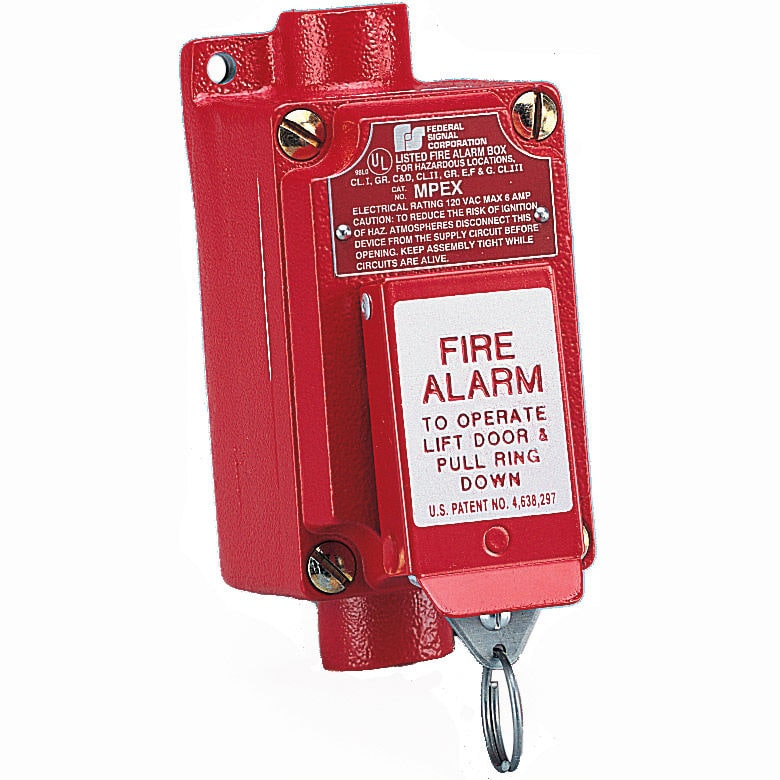 Explosionproof manual call point MPEX FEDERAL SIGNAL fire alarm