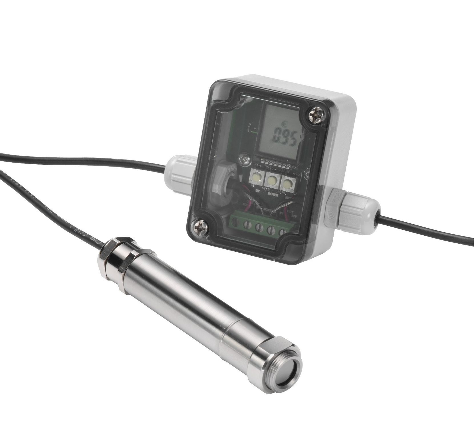 Digital pyrometer - -20...500 °C, 4 - 20 mA, 8 - 14 μm, IP65, CE ...