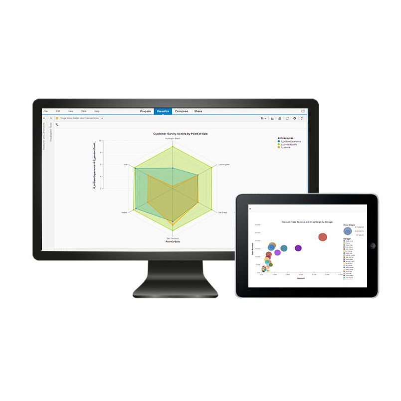 Visualization software - Lumira - SAP - development / business ...