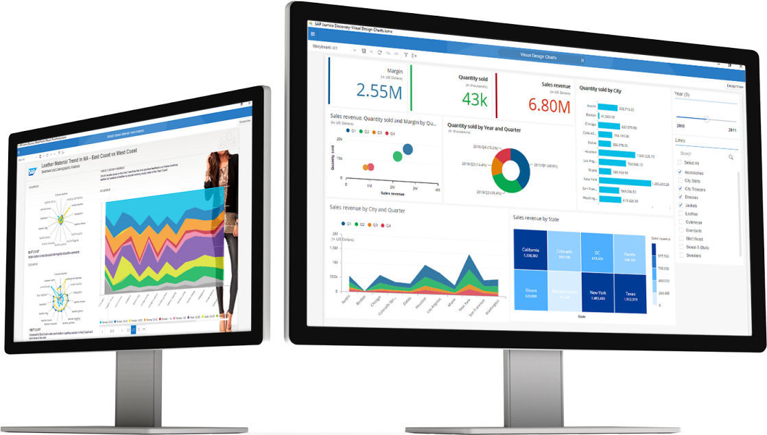 Visualization software - Lumira - SAP - development / design / creation