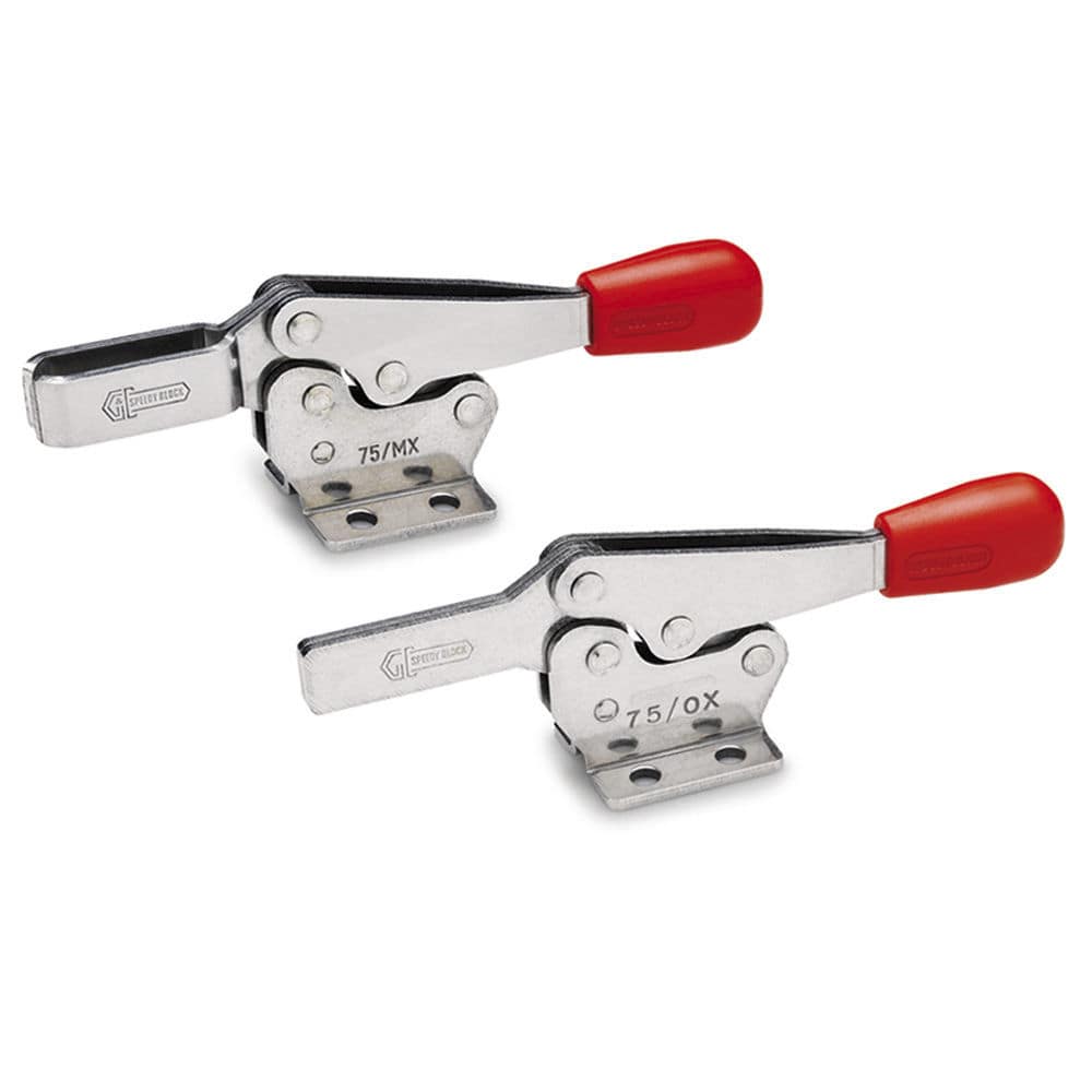 Horizontal toggle clamp MOASST ELESA stainless steel / zinc