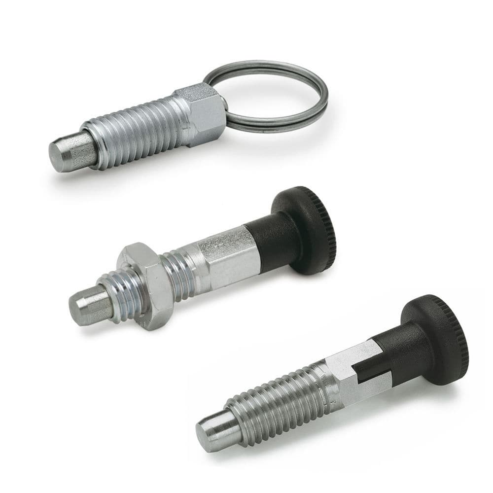 Stainless steel indexing plunger GN 717 series ELESA technopolymer