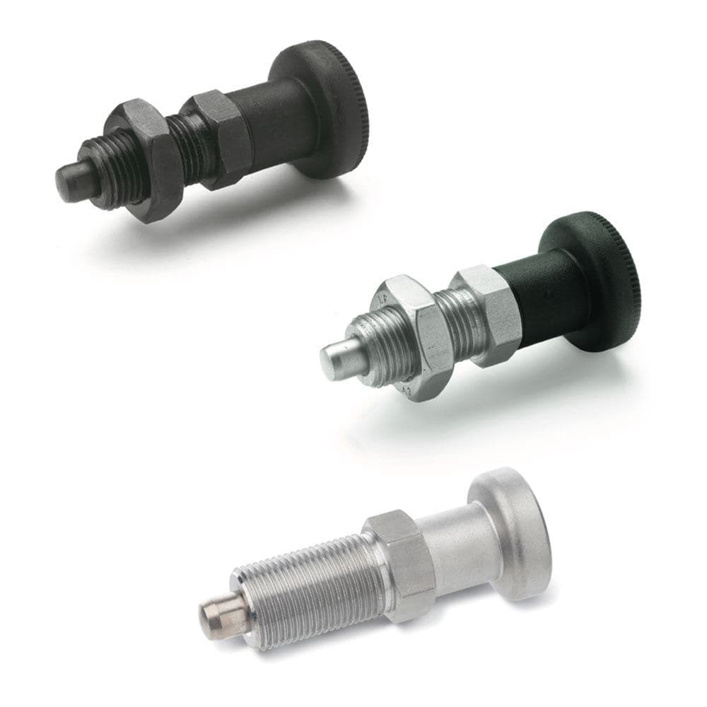 Stainless steel indexing plunger GN 617 series ELESA technopolymer