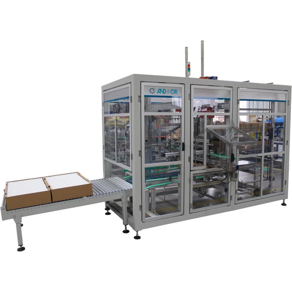 Automatic tray packer - ET - AND & OR - motorized / for bottles ...