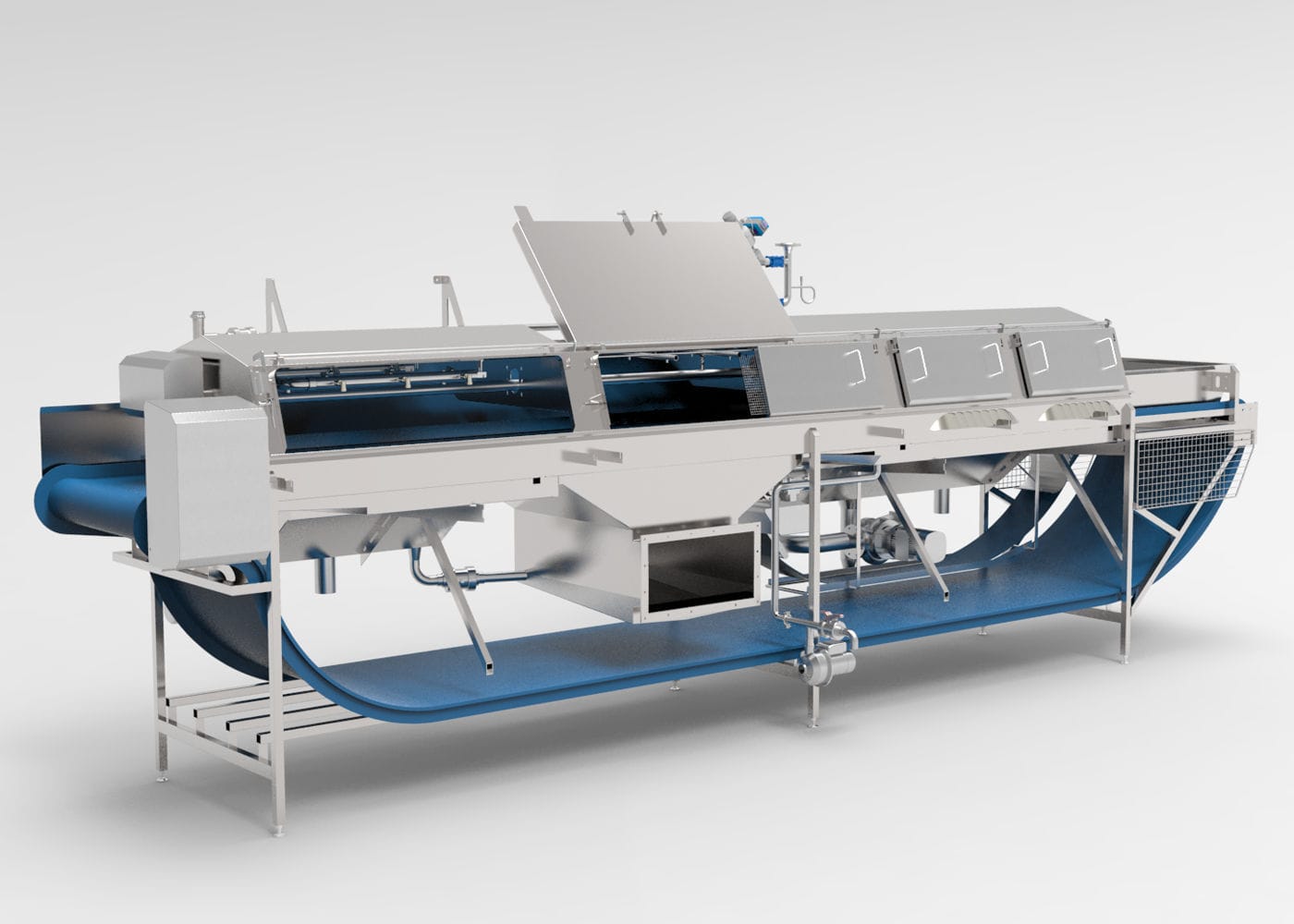 Vegetable blancher - BAC - Cabinplant A/S - for the food industry ...