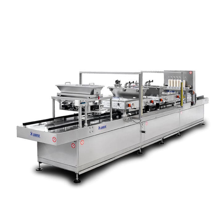 Semi-automatic cupcake production line - LPG series - Gorreri S.r.l.